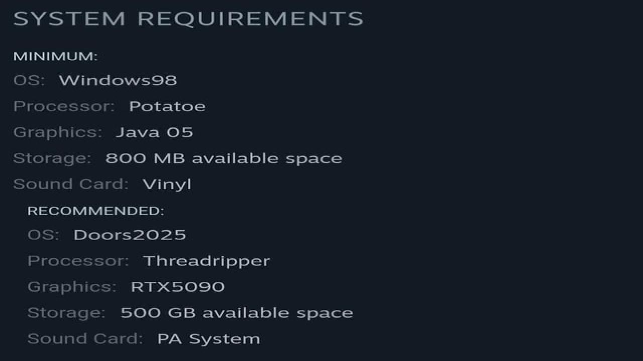 What do Steam OS minimum system requirements guarantee in terms of playability?