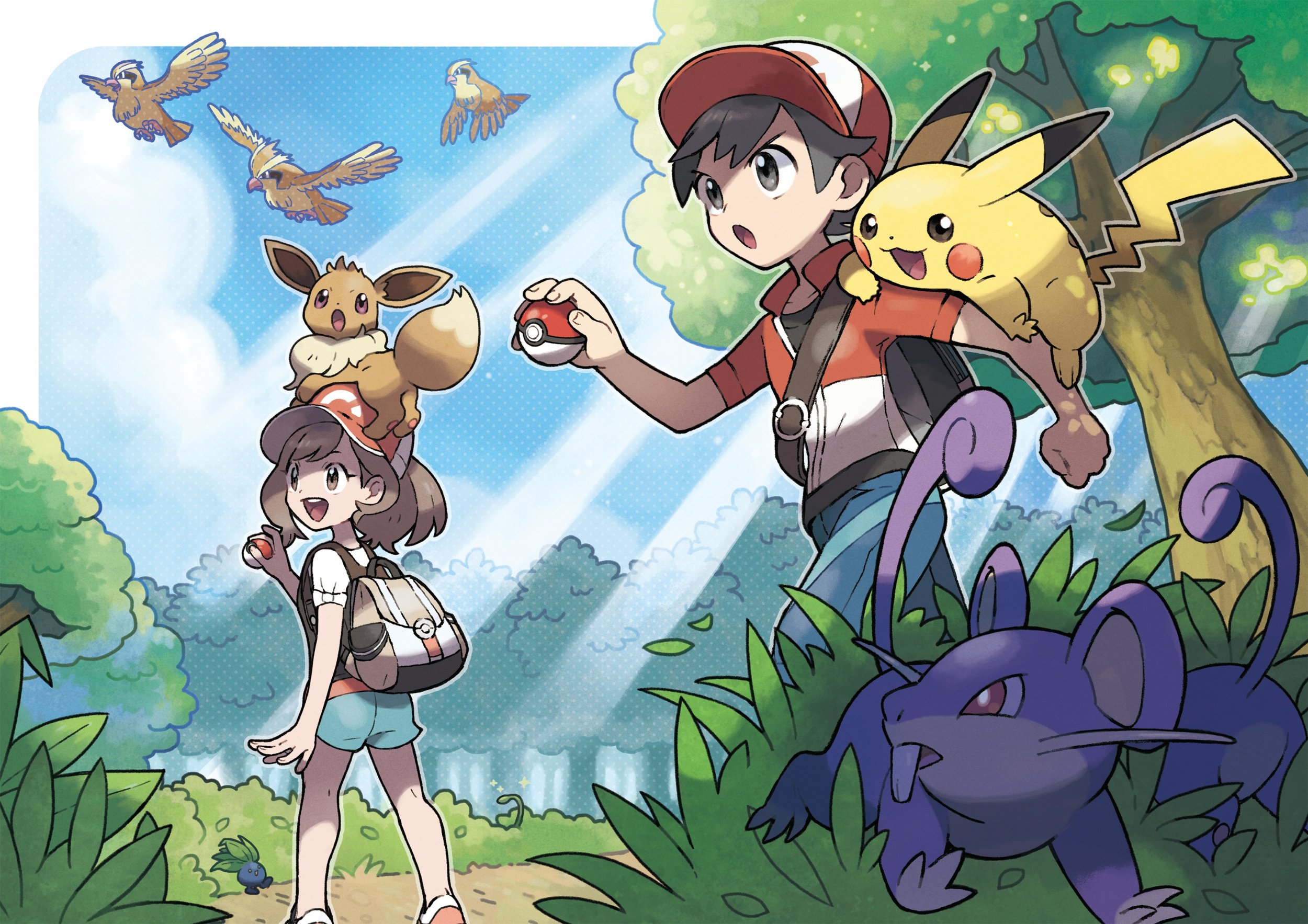 How do you evolve trade Pokémon on Lets Go Pikachu - Eevee?