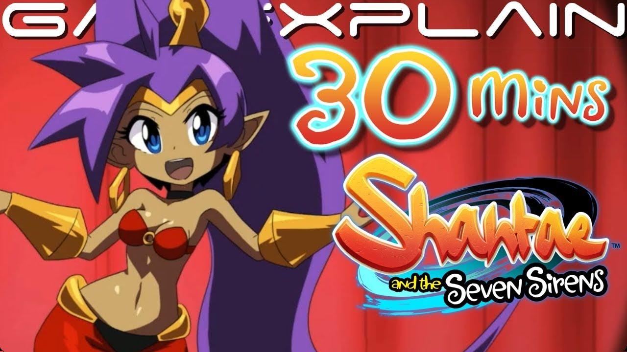 Shantae And The Seven Sirens solving the block puzzle in the Coral Mines?