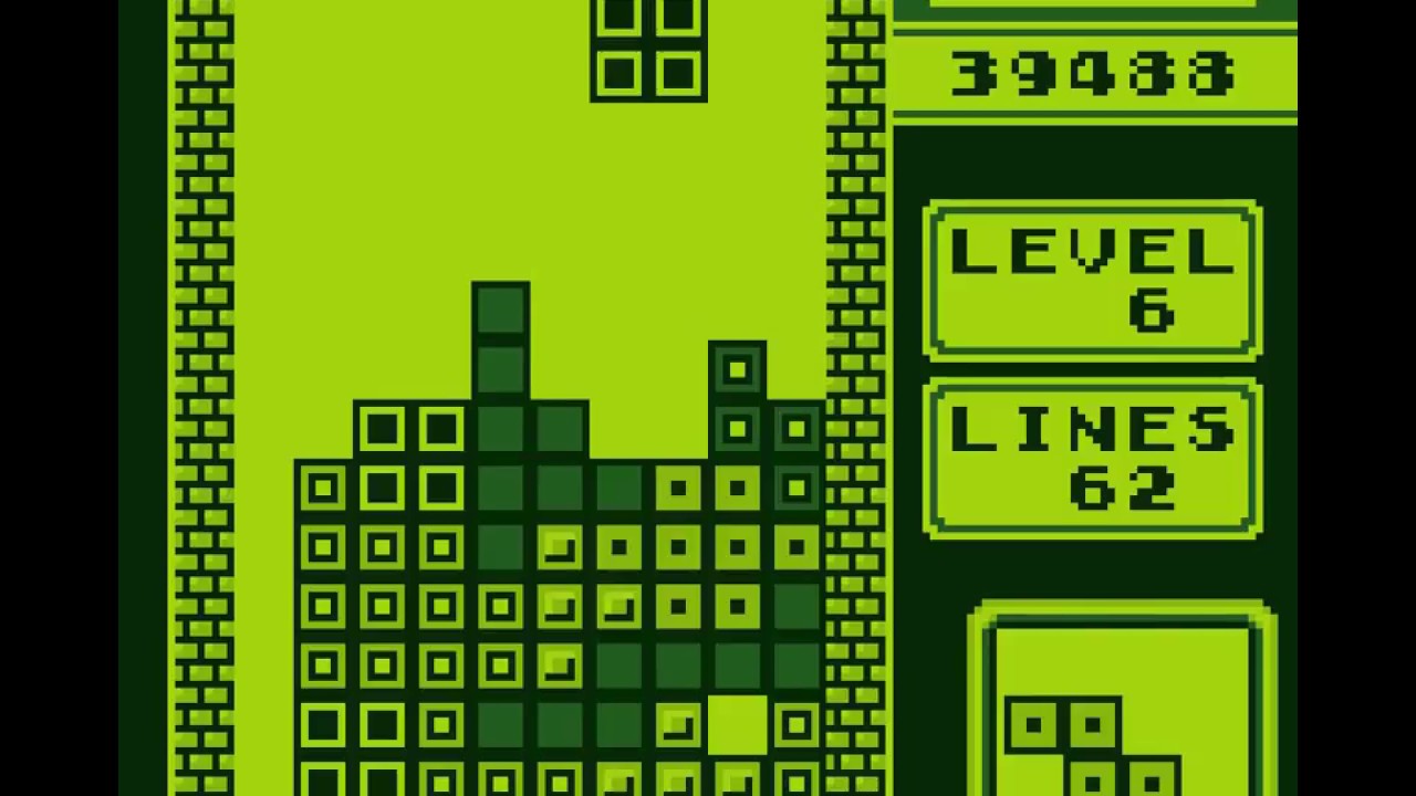 How do I get the space shuttle launch in Gameboy Tetris?