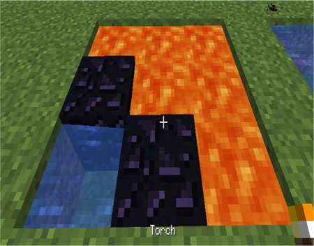 Replacing Water Blocks With Lava in Minecraft